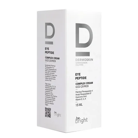 Крем для кожи вокруг глаз с пептидным комплексом Dermoskin Be Bright 15 мл