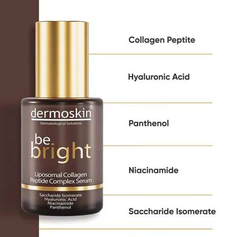Сыворотка с липосомальным коллагеновым пептидным комплексом Dermoskin Be Bright 30 мл