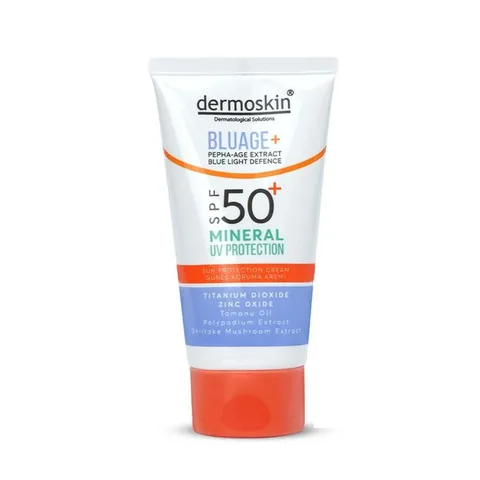 Крем для защиты от солнца Dermoskin Bluage+ SPF50+ с минеральным фильтром 50 мл
