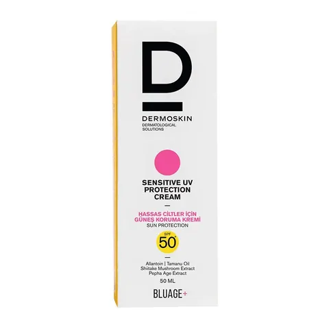 Солнцезащитный крем для чувствительной кожи Dermoskin Bluage+ SPF 50+ 50 мл