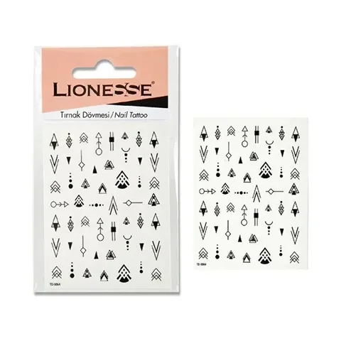 Lionesse Nageltattoo - 1 Stück