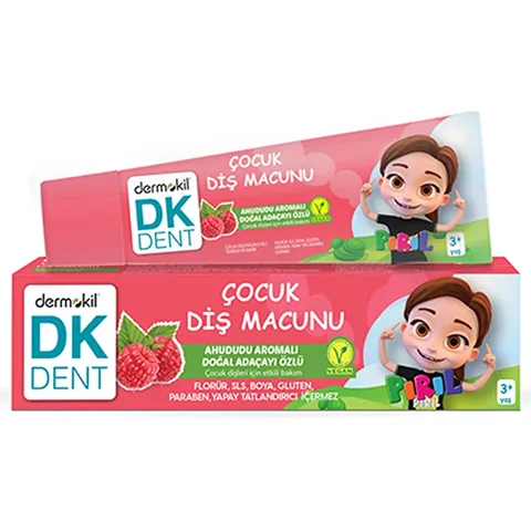 DK Dent Children's Natural Sage Toothpaste - Raspberry Flavor 50ml