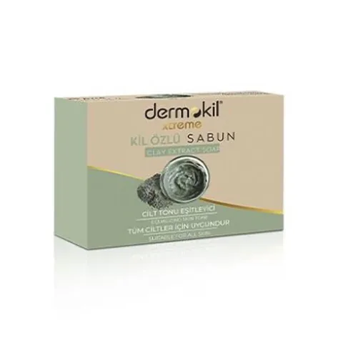 Твердое мыло с экстрактом глины Dermokil 100 г