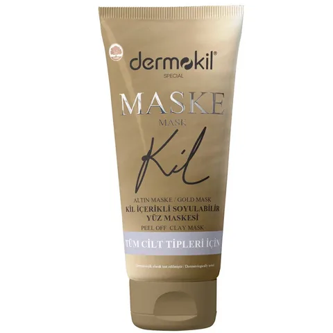 Dermokil Gold Tonerde Peel-Off Maske - 75 ml