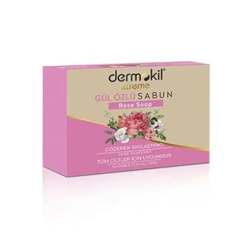 Твердое мыло с экстрактом розы Dermokil 100 г