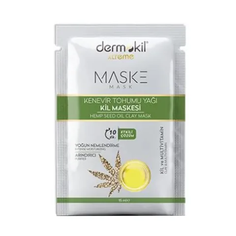 Глиняная маска с маслом семян конопли Dermokil 15 мл