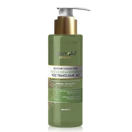 Dermokil Hanfsamenöl Gesichtsreinigungs-Gel - 300 ml