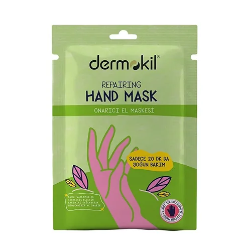 Dermokil Reparierende Handmaske mit Wacholder & Keratin, 30ml