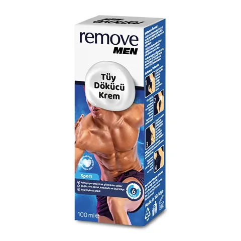 Крем для удаления волос для мужчин Sport 100 мл от Remove Men