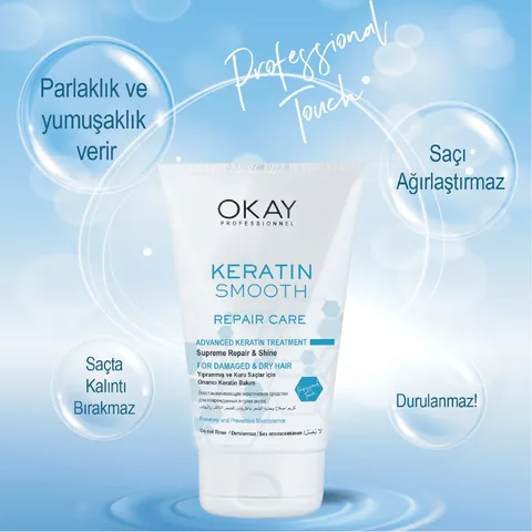 Okay Professionnel Keratin Smooth Repair Care Cream 100 ml