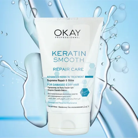 Крем для волос с кератином Okay Professionnel Smooth Repair 100 мл