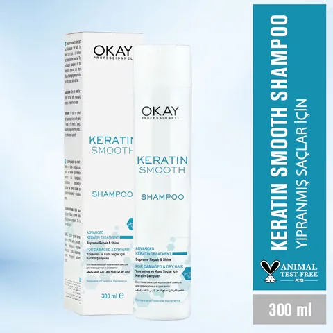 Okay Professionnel Keratin Smooth Shampoo 300 ml