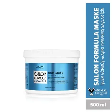 Okay Salon Formel Kokosöl Haarmaske - 500ml