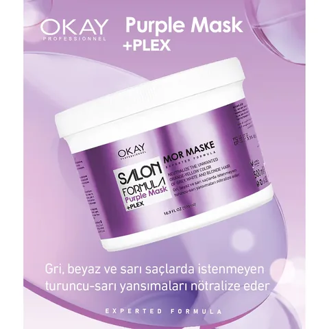 Okay Salon Lila Haarmaske 500ml