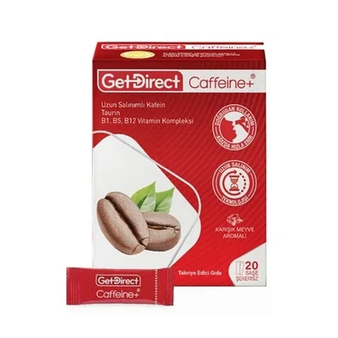 Продукт питания с кофеином без сахара 20 саше от Get Direct