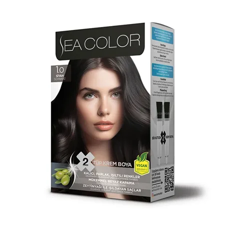 Набор акриловых красок Sea Color 1.0 черный
