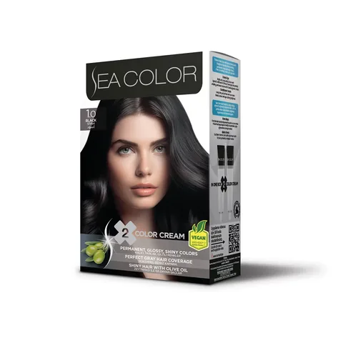 Набор акриловых красок Sea Color 1.0 черный
