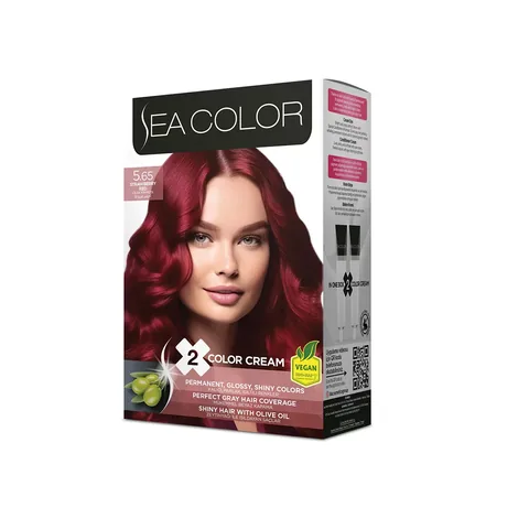 Sea Color Permanente Haarfarbe Set - Lebendige Abdeckung, 1 Stück