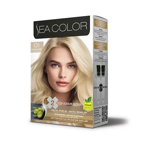 Набор красок Sea Color 0.1 платиновый желтый