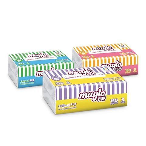 Влажные салфетки Maylo Puff 150 шт (ассорти)