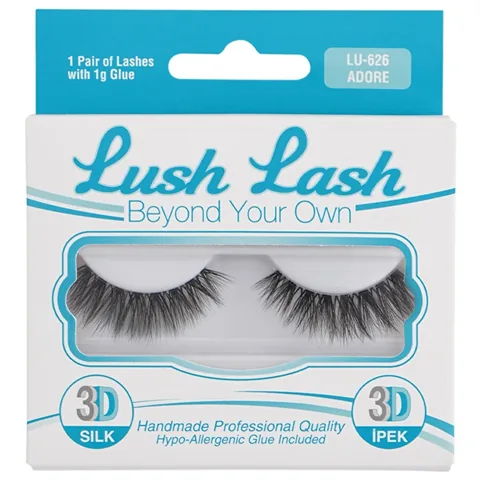 Накладные ресницы Lush Lash 3D из шелка Adore