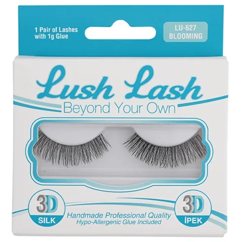 Lush Lash رموش لاش حريرية ثلاثية الأبعاد بلومينج لو 627
