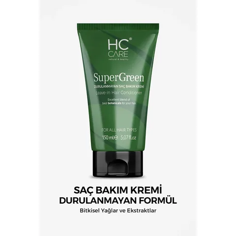 HC Care Super Green Leave-In Conditioner - Feuchtigkeit & Glanz 150ml