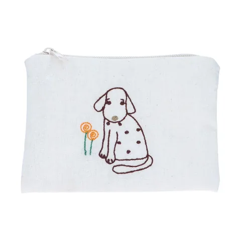 Kedv Dog Embroidered Wallet