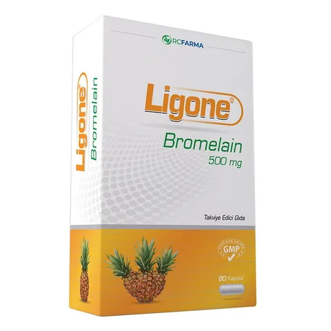 Ligone Bromelain 500mg - 60 Kapseln für die Verdauungsgesundheit