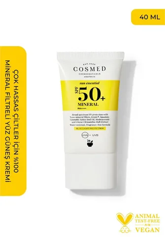 كوسمد صن إسينشال SPF50+ معدني 40 مل Cosmed