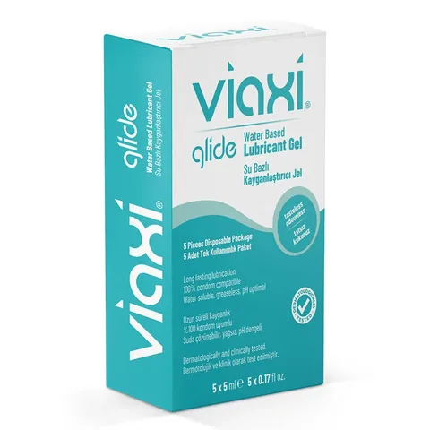 Гель-смазка на водной основе Viaxi Glide 5 x 5 мл