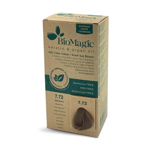 Biomagic Aschbraun Haarfarbe Nr. 7.72