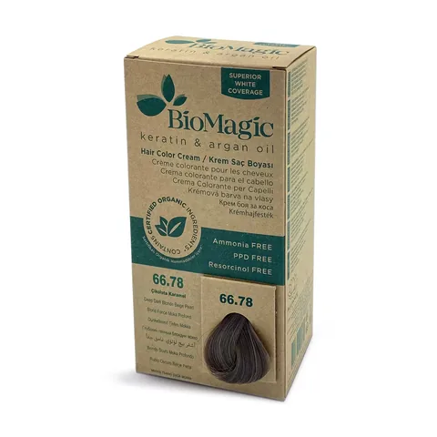 Biomagic Schokoladen-Karamell-Haarfarbe Nr. 66.78 - Langanhaltender Glanz