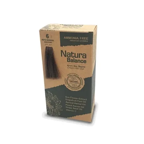 Natura Balance Cream Hair Dye Dark Blonde 6 1 pcs