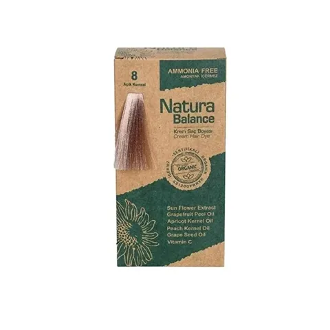 Natura Balance Cream Hair Dye Light Blonde 8 1 pcs