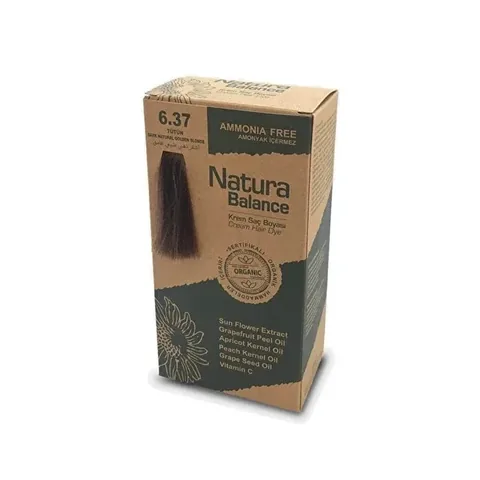 Natura Balance Cream Hair Dye Tobacco 6.37 1 pcs