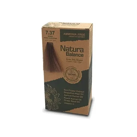 Крем-краска для волос Natura Balance Миндаль 7.37 1 шт