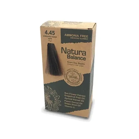 Natura Balance Cream Hair Dye Brown 4.45 1 pcs