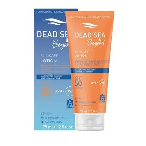 Dead Sea Beyond Sunsafe SPF50+ Лосьон 75 мл – Защита от УФ-лучей