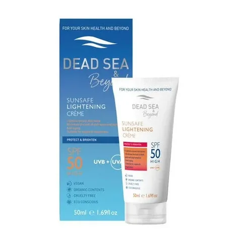 Totes Meer Beyond Sunsafe SPF50 Aufhellende Creme 50ml