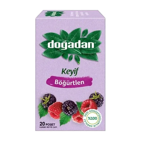 Doğadan دوغادان شاي فواكه بلاك بيري 20 قطعة