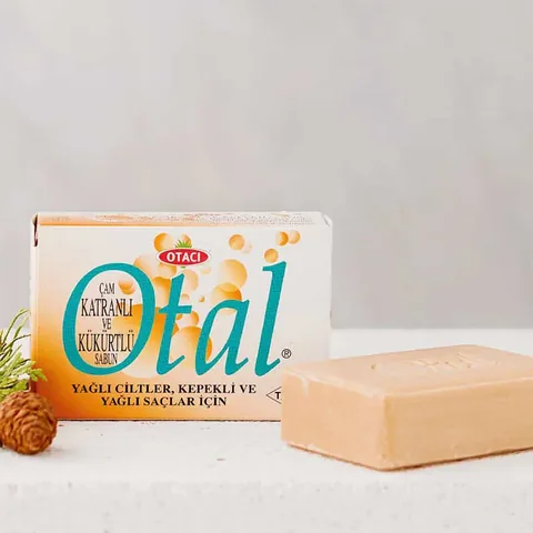 صابون قطران الصنوبر والكبريت 80 غ من اوتاسي Otacı