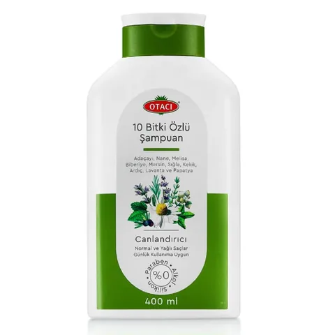 Шампунь с revitalizing herbal essence из 10 трав 400 мл от Otacı