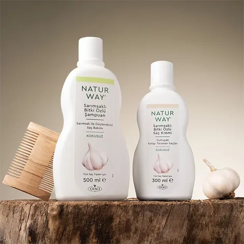 Otacı Naturway Fragrance-Free Garlic and Herbal Extract Hair Conditioner 300 ml