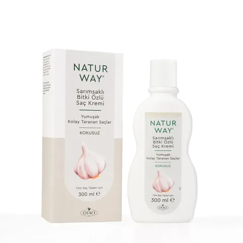 Otacı Naturway Fragrance-Free Garlic and Herbal Extract Hair Conditioner 300 ml