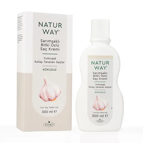 Otacı Naturway Fragrance-Free Garlic and Herbal Extract Hair Conditioner 300 ml