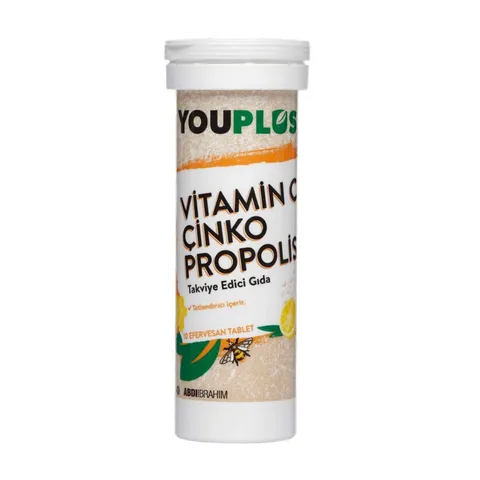 Youplus Vitamin C Zink Propolis Brausetabletten 20 Stück