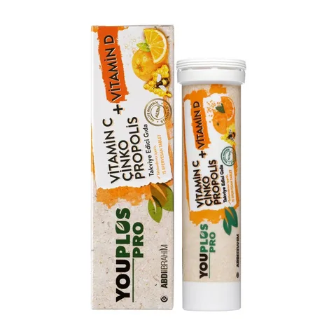 Youplus Pro Vitamin C Zinc Propolis Supplementary Food 15 tablets