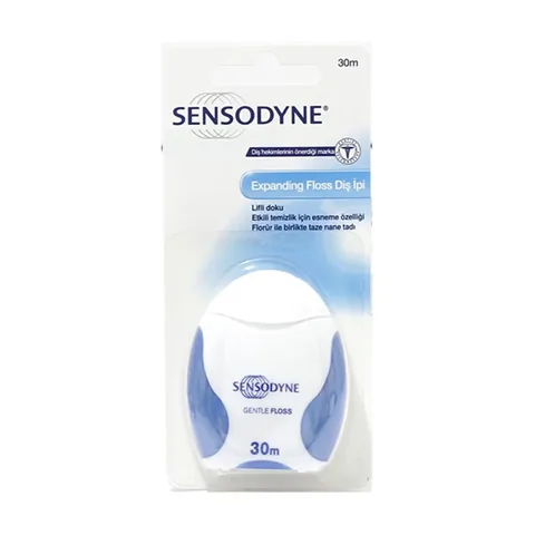 Sensodyne خيط سنسوداين للعناية الكاملة خيط تنظيف الأسنان اللطيف