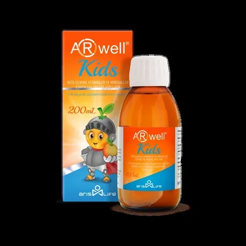 ARwell Kinder Nahrungsergänzung mit Beta-Glucan & Vitaminen 200ml